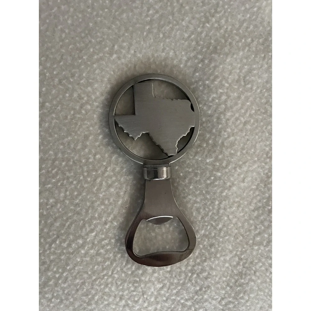 Unbranded Bottle Opener Metal Texas State Silhouette OS